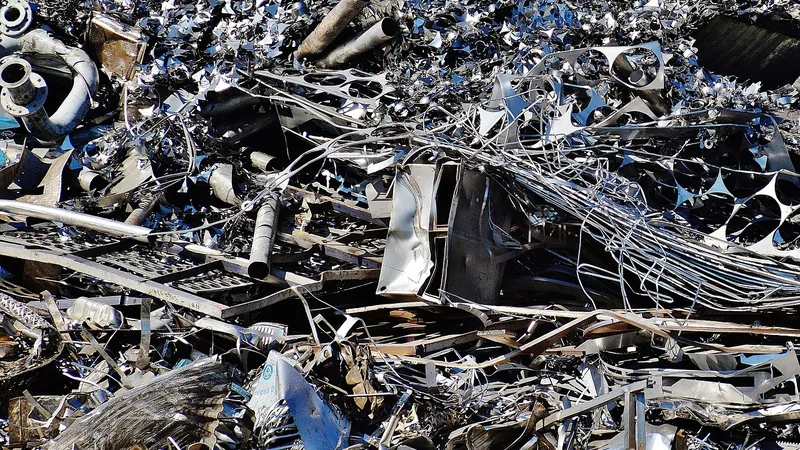 Recovered lead scrap at G.A. Rittenhouse